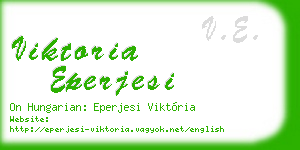 viktoria eperjesi business card